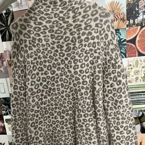 leopard print sweater